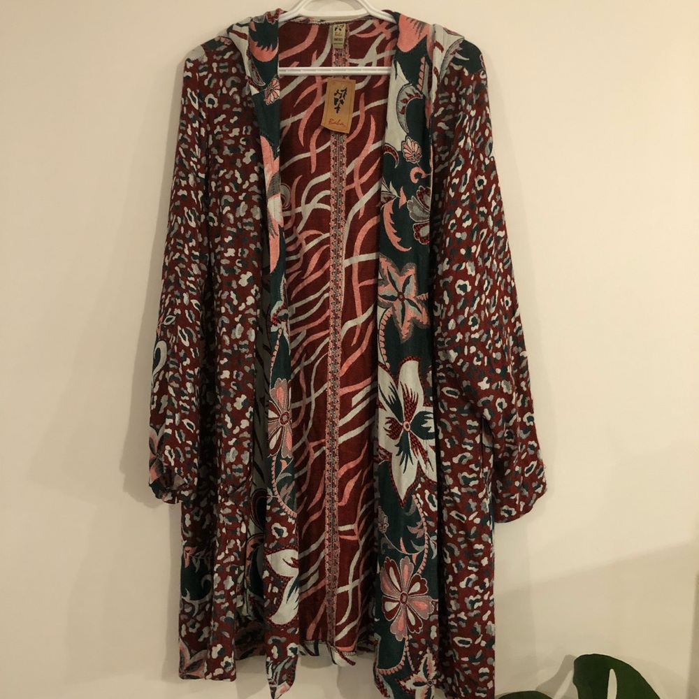 SOLD O/S hooded jacket